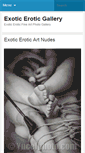 Mobile Screenshot of exoticeroticgallery.com